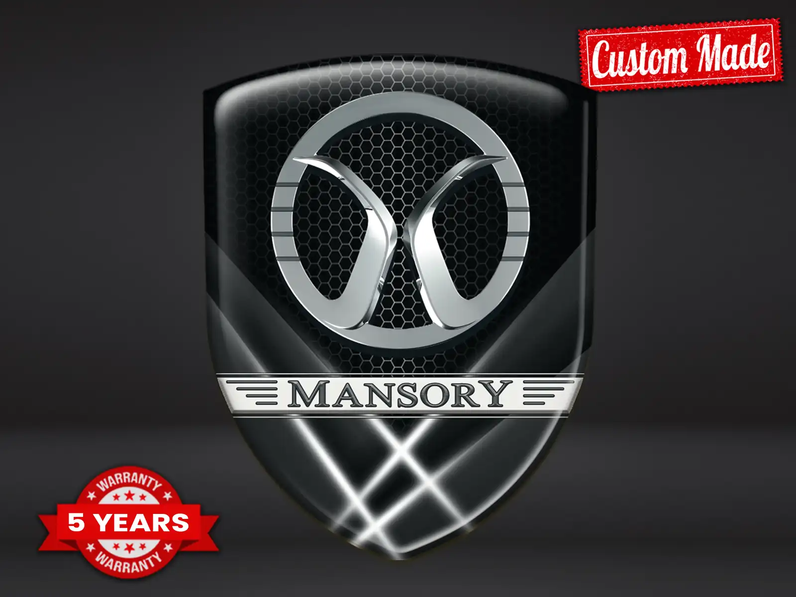 Mansory Emblemi Auto su Misura Stile Max Durevoli Pro